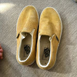 Vans Slip-On suede in yellow size women’s 7.5 Photo 5