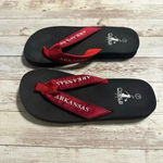 Corky’s Arkansas Flip Flops Women’s Size 7 Razorbacks Thongs Sandals University Red Photo 6