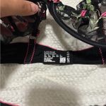 Lounge Underwear Chic Black and Pink Embroidered Bra Set Photo 4