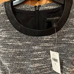 Banana Republic Factory Faux Leather Collar Fit & Flare Skater A-Line Dress Sz 0 Photo 6