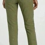 Veronica Beard NWT Arya Straight Carpenter Pants Size 29 Military Green Photo 1