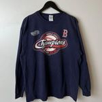 Urban Outfitters 2004 Vintage Y2K Boston Red Sox T Shirt Large L Blue Graphic Tee Photo 10