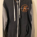 2017 Garth Brooks World Tour Women's Full Zip Gray Orange Hoodie Size 2X Black Photo 0