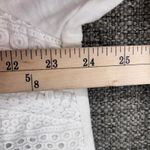 J.Jill  Womens Tunic Blouse Size XL‎ White Crochet Fully Lined Soft Coastal Boho Photo 8