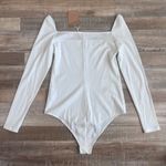 Reformation Gaia Bodysuit - White Rib - Size XL - NWT Photo 3