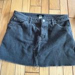 BDG  - Gray Corduroy Mini Pencil Skirt Photo 0