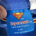 DC Comics  Superman Blue‎ Tag with Red and Yellow Logo Photo 2
