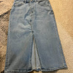 OAT light denim midi skirt 6 Blue Photo 2