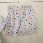 Macaron Print Pajamas Size XL 100% Cotton White Photo 4