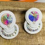 Handmade Earrings Soutache handcrafted Unique Stud Closure Photo 0