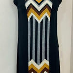 Missoni x Target Classic Black Chevron Print Sleeveless Sweater Dress S Black Photo 0
