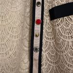 COREY LYNN CALTER anthropologie It's In The Details Lace Jacket MEDIUM Cardigan Black Photo 2