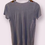 Juicy Couture Cut-out V-neck T-shirt in Sparkle Grey - size XS Photo 1