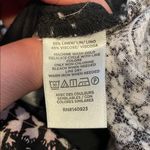 Loft Black and White Paisley Linen Shorts Medium Photo 3