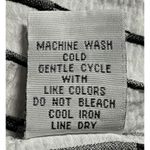 Habitat Clothes To Live In Tunic Size Medium Black White Stripes Textured Artsy Photo 11