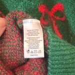 CeCe  Green Sweater with Red Bow Accents Photo 5