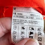 United Colors Of Benetton Womens Short Sleeve Blouse Size Medium Bright Pink Photo 2