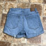 Aeropostale Medium Washed MidRise 3” Inseam Ripped Cuffed Hem Jean Short 2 Photo 3