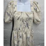 H&M Woman’s short floral dress With puffy sleeves size small Photo 1