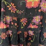 Vintage Spenser Jeremy skirt women's size 12 floral 90s 1990 whimsigoth fairy Black Photo 2