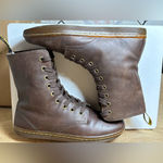Dr. Martens 🤎🖤 Brown Lace Up Boots with Leopard Cuff size 8Us L .🤎🖤 Photo 8