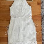 Greylin White Formal Dress With Fringe Detail Photo 2