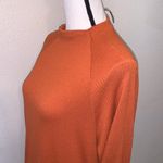 Socialite ribbed burnt orange long sleeve dress Photo 4
