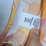 H&M  Yellow and Pink Floral Dress Photo 4