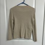 Karen Scott  Cream V-Neck Sweater Photo 4
