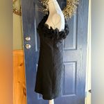 Calvin Klein Elegant Black One-Shoulder Ruffle Dress size 10 Photo 2