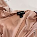 Torrid  Blush Pink Floral Stretch Studio Knit‎ Skater Flare Dress Size 4X Photo 10