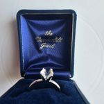 Vanderbilt Jewel (cubic zirconia) solitaire ring by Uncas, signed Silver Photo 1
