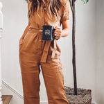 Everlane  00 shortsleeve linen Jumpsuit Photo 0