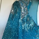 Black Tie made by He Ro Industries silk beaded dress Vtg NWT Holliday Size 14 Photo 6