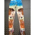 Teeki  Unicorn Wrangler Hot Pants Leggings Womens All Over‎ Print Size Small Photo 4