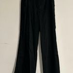 Veronica Beard Sunny Linen Blend Wide Leg Pants in Black Size 6 Photo 1