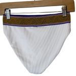 Elysiian  Bali High Waisted Bikini Bottom White Photo 2