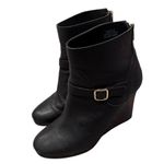 J.Crew Emmett Wedge Ankle Boots in black 8 Photo 3