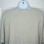 Main Strip Stripe Waffle Cardigan Tassel Hem Open M Photo 5