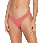l*space NWT l* Sandy Bikini Bottoms Sz Small Brick Coral Red Photo 1