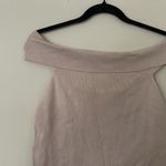 H&M  Ribbed Off-Shoulder Top in Cream Size XL Photo 5