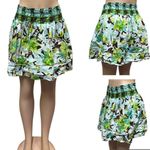 Candie's Y2K  Vintage Cotton Blend Mini Skater Smocked Waist Skirt Womens Medium Photo 1