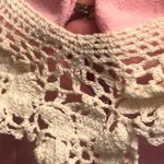 Vintage Homemade Dress Pink Crocheted Collar Size undefined Photo 4