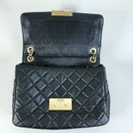 Michael Kors Sloan Chain Quilted Leather Shoulder Bag Black Holiday Office Party Photo 7