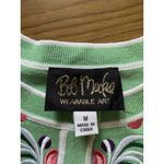 Bob Mackie Wearable Art Fruit And Floral Cardigan Sweater Women’s Size‎ Medium Photo 2