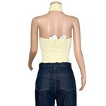 With Jean WITH JÉAN Erin Wrap Around Top, Buttercream, Medium Photo 8