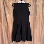Tommy Hilfiger  Black Preppy Collared Button Fit Flare Dress 12 Large Photo 1