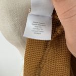 Everlane Waffle Knit Turtleneck Top Long Sleeve Organic Cotton Amber Size S Photo 6