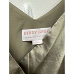 Birdy Grey  Cindy Satin Wrap Maxi Dress Moss Green Size L Photo 4
