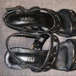 VanEli black heeled Sandals, size 8.5, approx 2 inch chunky heels Photo 5